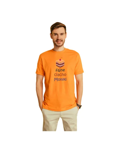 Koszulka z Nadrukiem Fajne Ciacho Imię Personalizowany