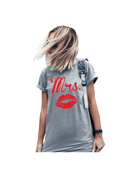 Koszulka z Nadrukiem Personalizowany na Prezent Mrs
