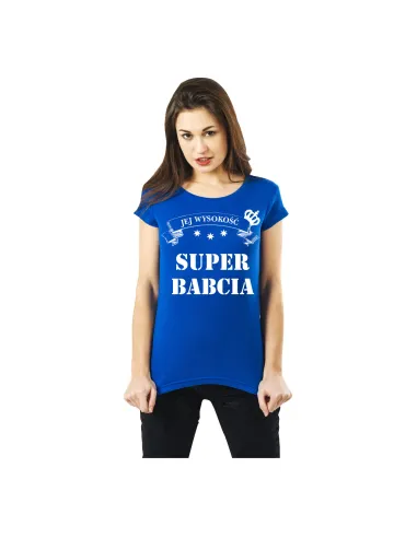 Koszulka z Nadrukiem Jej Wysokość Babcia Personalizowany