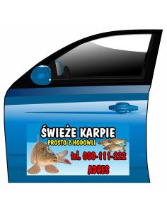 Reklama Magnetyczna na Samochód – Gotowa Grafika Świeże