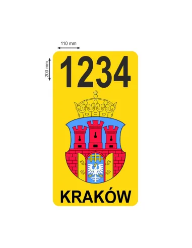 Naklejki Magnetyczne – Oznaczenie Taxi Kraków Numer