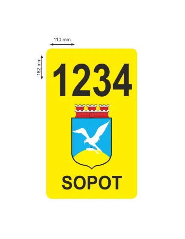 Naklejki Magnetyczne – Oznaczenie Taxi Sopot Numer