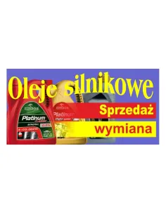 Gotowy Baner Oleje Silnikowe Personalizowany z Nadrukiem