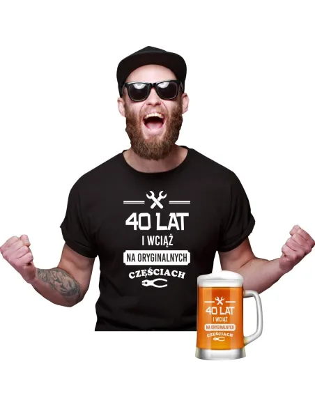 Koszulka + Kufel – Prezent na Urodziny z Nadrukiem