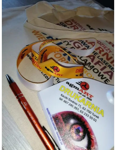 3M Miara Reklamowa z Nadrukiem UV logo 10 szt z Haftem