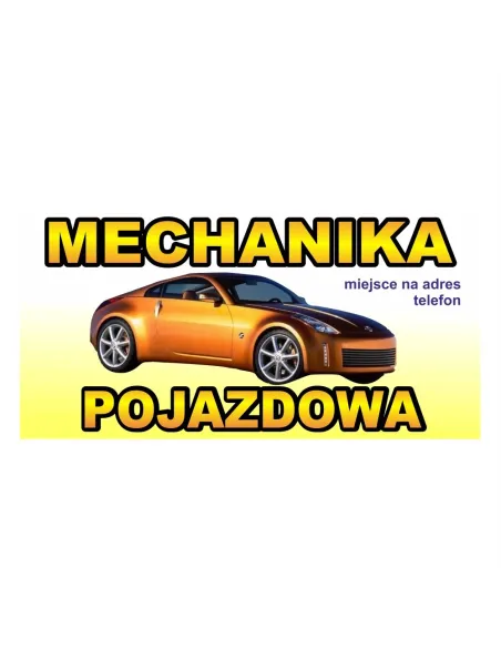 Baner – Mechanika Pojazdowa Reklamowy Gotowe Wzory