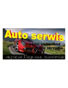 Baner Reklamowy Gotowe Wzory Banerów – Auto Serwis