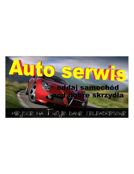 Baner Reklamowy Gotowe Wzory Banerów – Auto Serwis