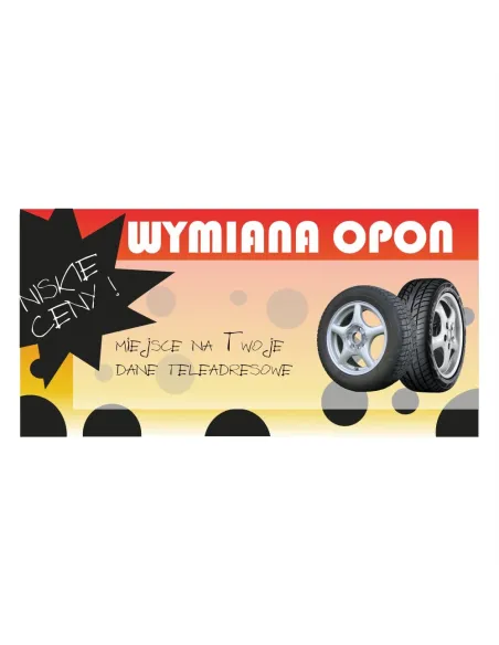 Baner Reklamowy Gotowe Wzory Banerów – Wymiana Opon