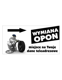 Baner – Wymiana Opon Reklamowy Gotowe Wzory Banerów