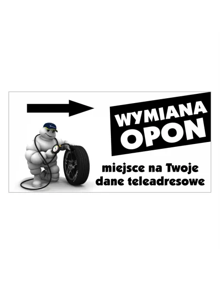 Baner – Wymiana Opon Reklamowy Gotowe Wzory Banerów