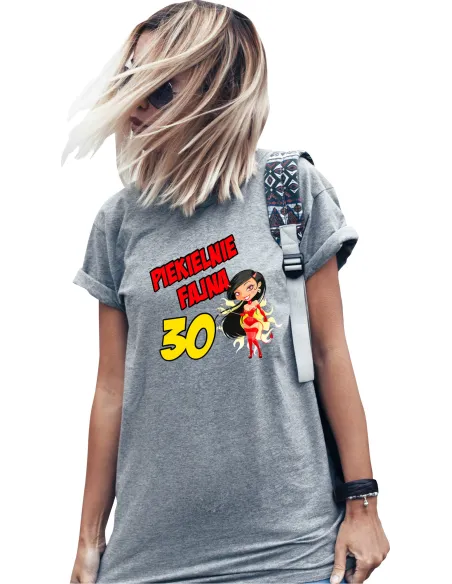 Koszulka Urodziny Prezent Dowolny Wiek Nadruk Piekielnie