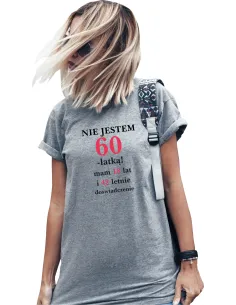 Koszulka 60 Urodziny – Urodziny Mam Lat Doświadczenie