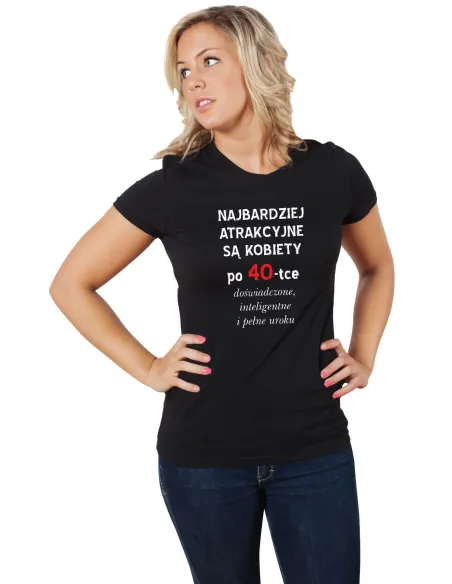 Koszulka Personalizowany z Nadrukiem na Prezent Damska