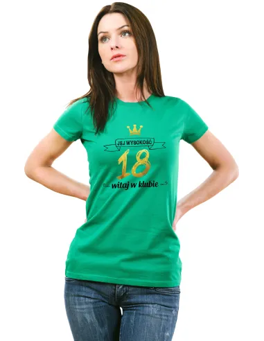 Koszulka Damska Jej Wysokość Urodziny Prezent 18 Urodziny
