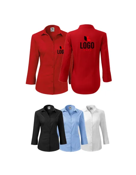 Koszula z Kołnierzem Personalizowany z Haftem z logo