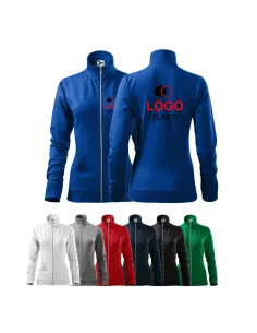 Bluza Damska Rozpinana z Haftem logo Firmy Nadruk z logo