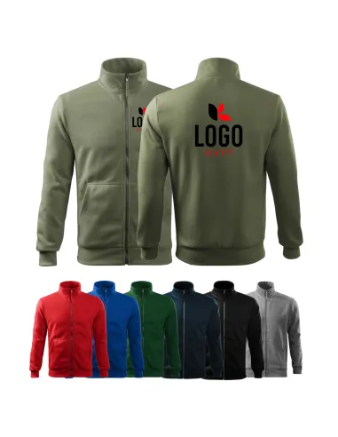 Bluza Męska z Własnym – Haftem Nadrukiem logo z Nadrukiem