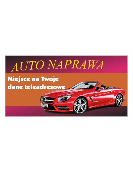Baner – Auto Naprawa Reklamowy Gotowe Wzory Banerów