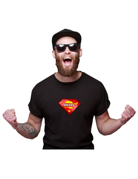 Koszulka z Nadrukiem Napis Prezent Sołtys Personalizowany