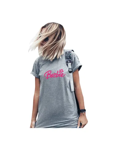 Koszulka z Nadrukiem Napis Prezent Barbie Personalizowany