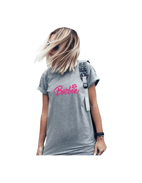 Koszulka z Nadrukiem Napis Prezent Barbie Personalizowany