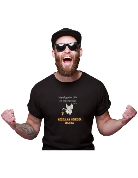 Koszulka z Imieniem Napis Prezent dla Księdza z Nadrukiem