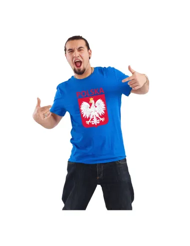 Koszulka z Nadrukiem Prezent dla Kibica Polska na Prezent