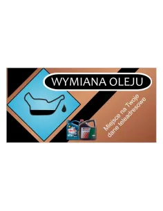 Baner Reklamowy Gotowe Wzory Banerów – Wymiana Oleju