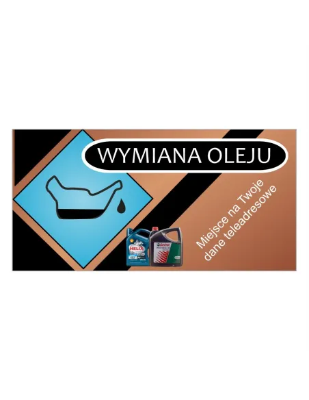 Baner Reklamowy Gotowe Wzory Banerów – Wymiana Oleju
