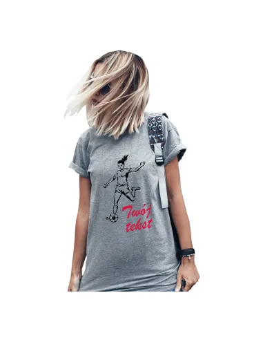 Koszulka – Shirt Nadrukiem Sport Twój Tekst Gotowy Projekt