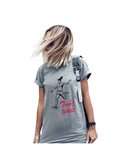 Koszulka – Shirt Nadrukiem Sport Twój Tekst Gotowy Projekt