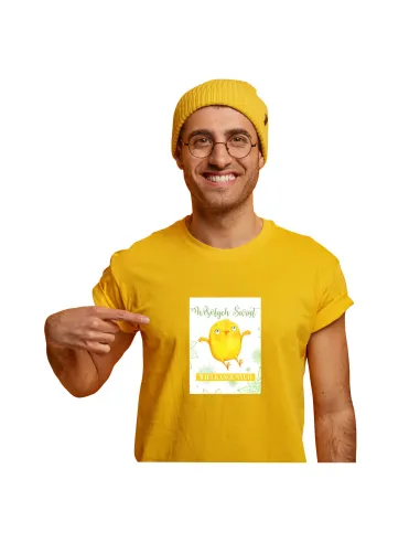 Koszulka z Nadrukiem Śmieszna Prezent Wielkanoc Wesołych