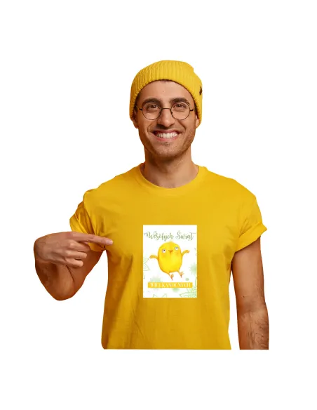 Koszulka z Nadrukiem Śmieszna Prezent Wielkanoc Wesołych