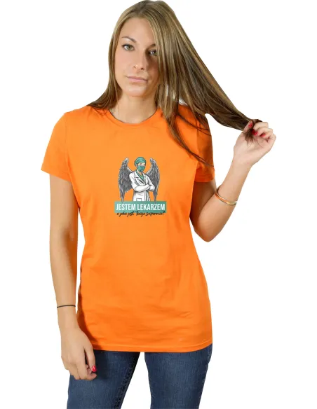Koszulka T – Shirt z Nadrukiem Jestem Lekarzem Prezent