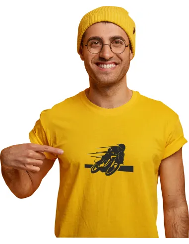 Koszulka z Nadrukiem Prezent Motor Motocyklista na Prezent