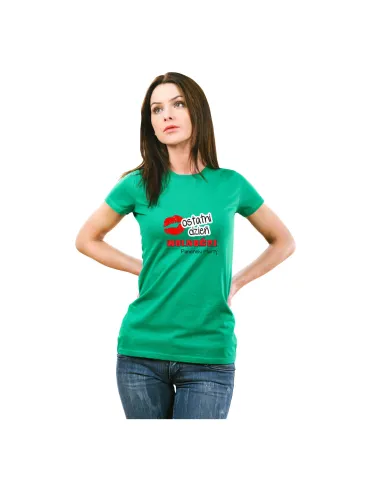 Koszulka Imieniem Napis Ostatni Dzień Wolności z Nadrukiem