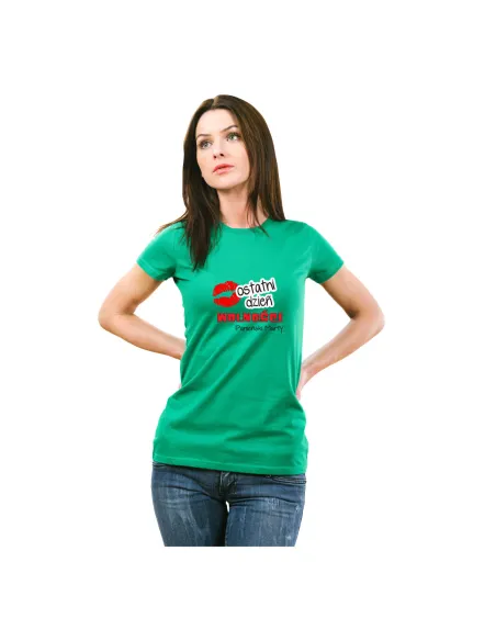 Koszulka Imieniem Napis Ostatni Dzień Wolności z Nadrukiem