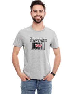 Koszulka z Nadrukiem Prezent Zmiana Kodu Personalizowany