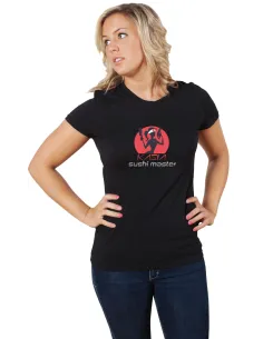 Koszulka z Nadrukiem Napis Sushi Master Personalizowany