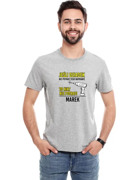 Koszulka z Nadrukiem Prezent dla Dziadka – Dla Dziadka