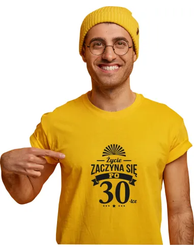 Koszulka z Nadrukiem Prezent 30 Urodziny Personalizowany