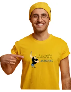 Koszulka Imieniem Napis Największy Przystojniak z Nadrukiem