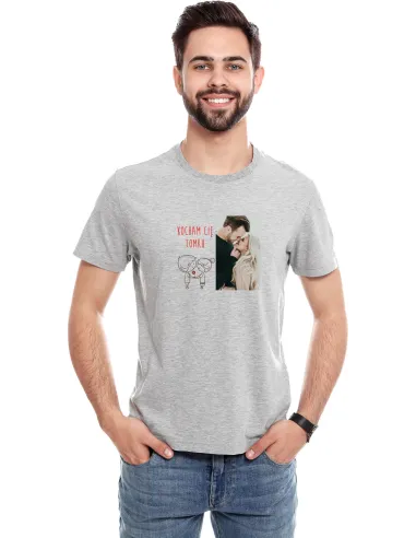 Koszulka Imieniem Napis Walentynki Kocham Cię z Nadrukiem