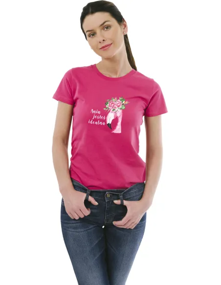 Koszulka Imieniem Prezent Jesteś Idealna Personalizowany