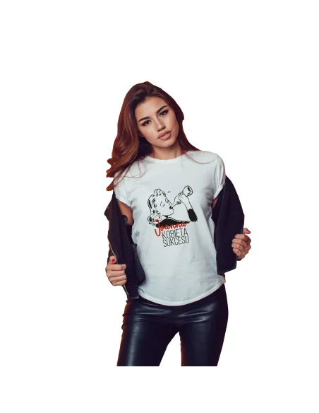 Koszulka Imieniem Prezent Kobieta Sukcesu Personalizowany