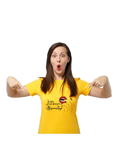 Koszulka z Nadrukiem Ja Się Nie Obrażam Personalizowany