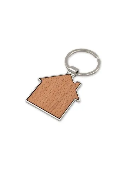 Brelok do Kluczy Domek z Nadrukiem z Haftem z Grawerem