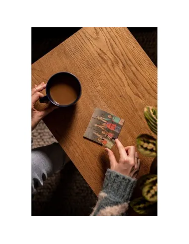 Podkładka pod Kubek "puzzle" z Nadrukiem UV logo 50 szt