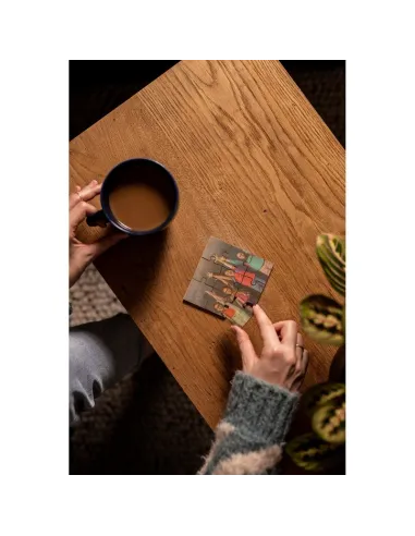 Podkładka pod Kubek "puzzle" z Nadrukiem UV logo 200 szt